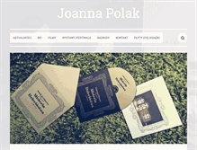 Tablet Screenshot of joannapolak.com